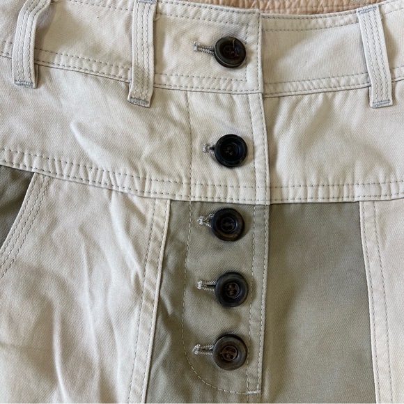 Ulla Johnson August Two Tone Cotton Twill Straight Leg Pants 6 Cropped - Picture 4 of 14